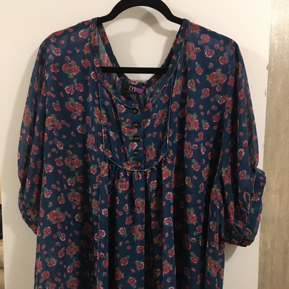 LYS Sheer Shirt/ Blouse 3X